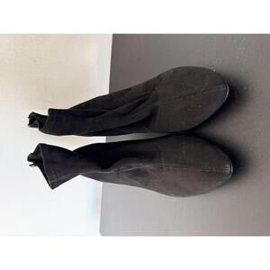 Bandolino Womens Black Block Heel Ankle Booties 10M w/ Zip Back NEW without TAGS